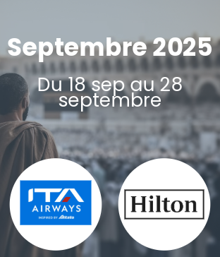 OMRA séjour de 10 jours  septembre 2025 - OMRA TAWHID 